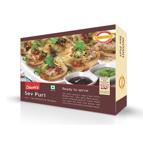 Chhedas Instant Sev Puri With Chutney
