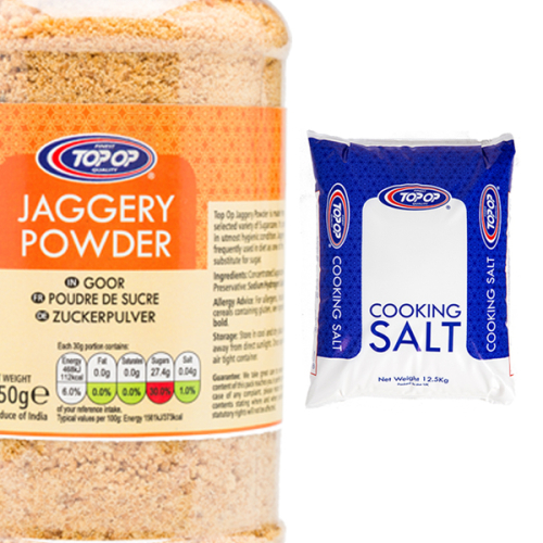Salt, Jaggery & Sugar