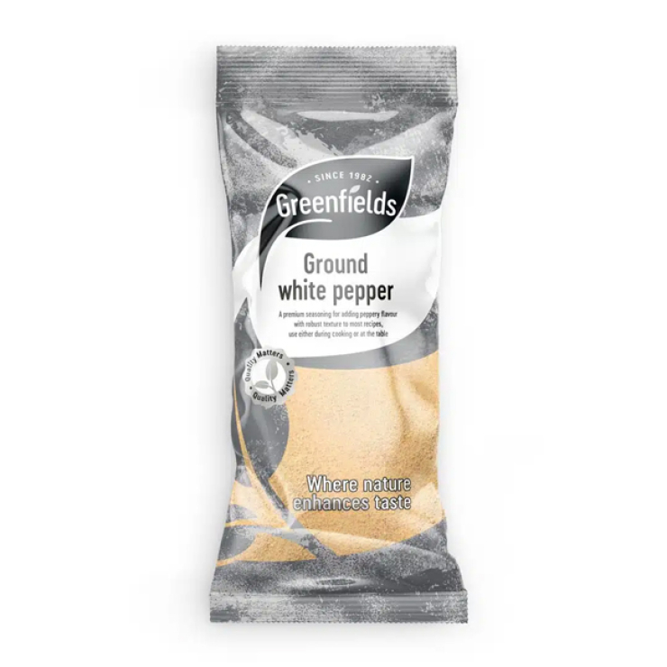 Greenfields Ground White Pepper Top Op Foods