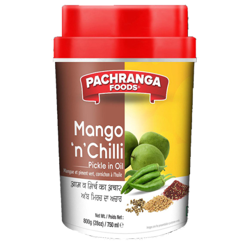 Pachranga Mango & Chilli Pickle In Jars