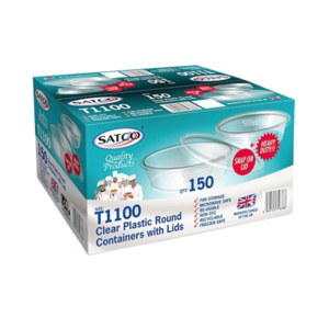 Satco Plastic Salad Bowls & Lids