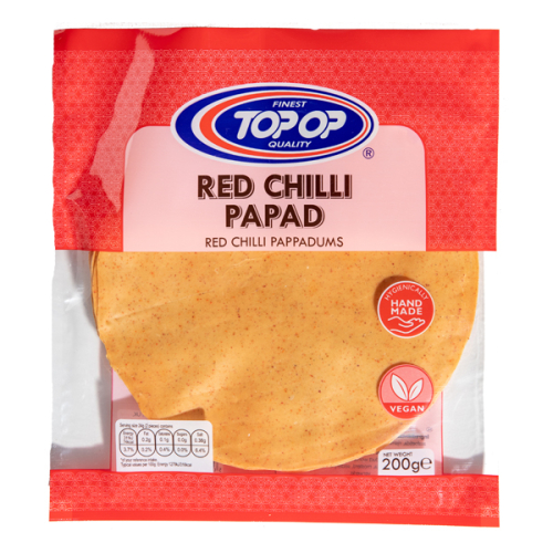 Top-Op Papad Red Chilli