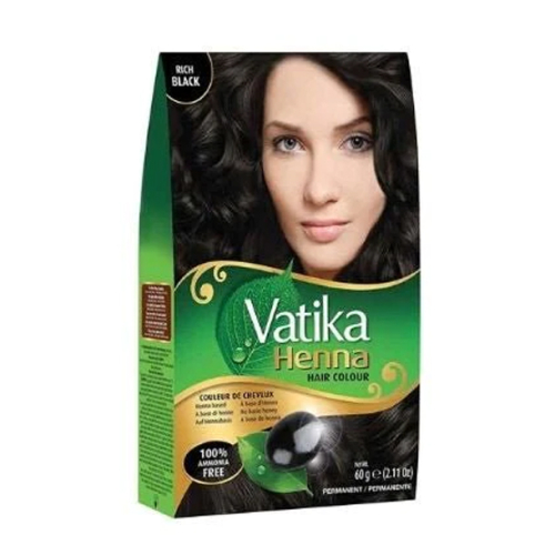 Vatika Henna Hair Colour - Rich Natural Black