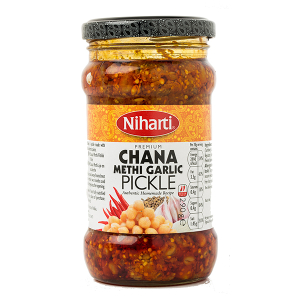 Niharti Pickle Chana Methi Garlic