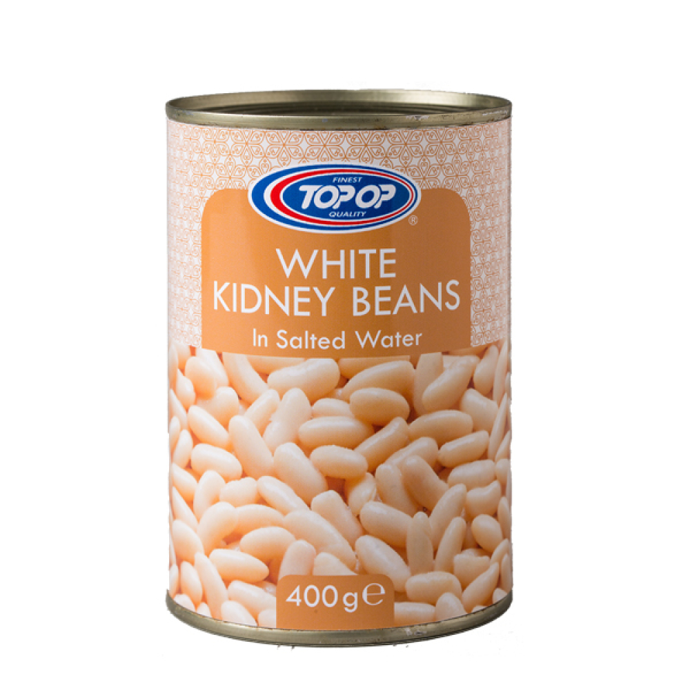 TopOp Canned White Kidney Beans Top Op Foods