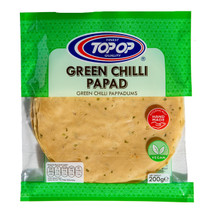 Top-Op Papad Green Chilli