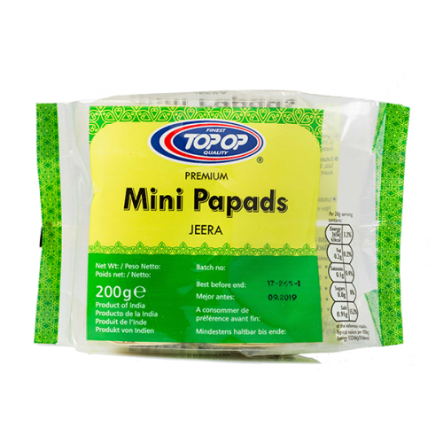 Top-Op Mini Papad Jeera
