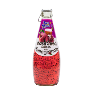 Juscool Basil Seed Drink Pomagranate