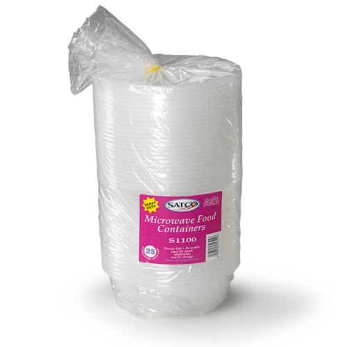 Satco Plastic Salad Bowls