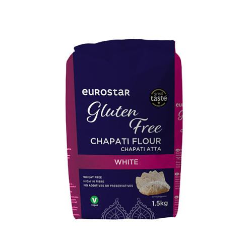 Eurostar Chapatti Flour White Gluten Free Eurostar Chapatti Flour White Gluten Free