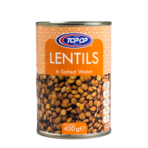 TopOp Canned Lentils Top Op Foods