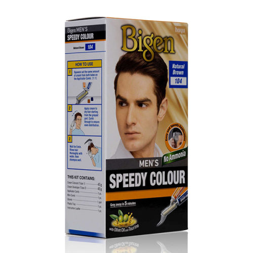 Bigen Hair Dye Men (104) Natural Brown : Top Op Foods