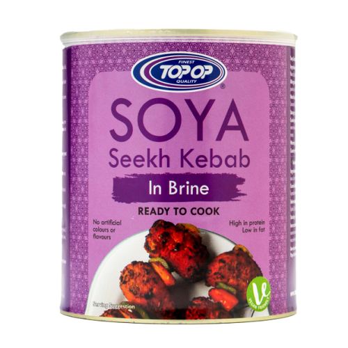 Top-Op Soya Seekh Kebab In Brine