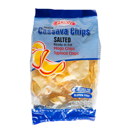 Purvi Cassava Chips Salted