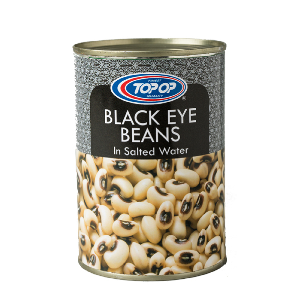 TopOp Canned Black Eye Beans Top Op Foods