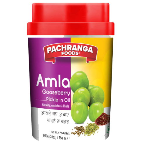 Pachranga Amla Pickle In Jars