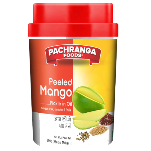 Pachranga Peeled Mango Pickle In Jars