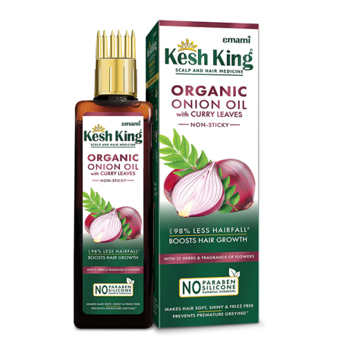 Emami Kesh King Onion Hair Oil With Curry Leaves