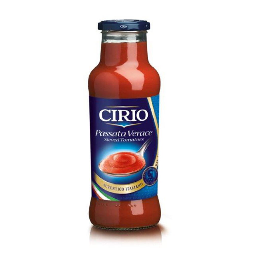 Cirio Tomato Paste Passata (Glass Bottles) Top Op Foods