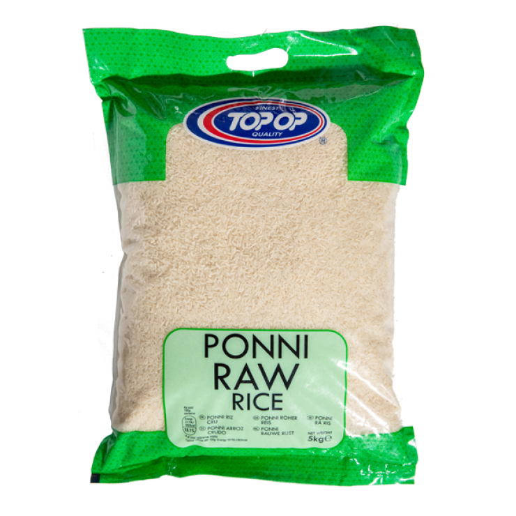 TopOp Ponni Raw Rice Top Op Foods