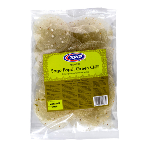 Top-Op Sago Papdi Green Chilli