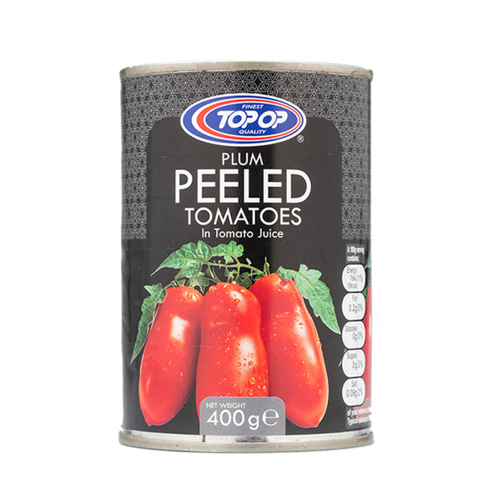 TopOp Plum Tomatoes Peeled Top Op Foods